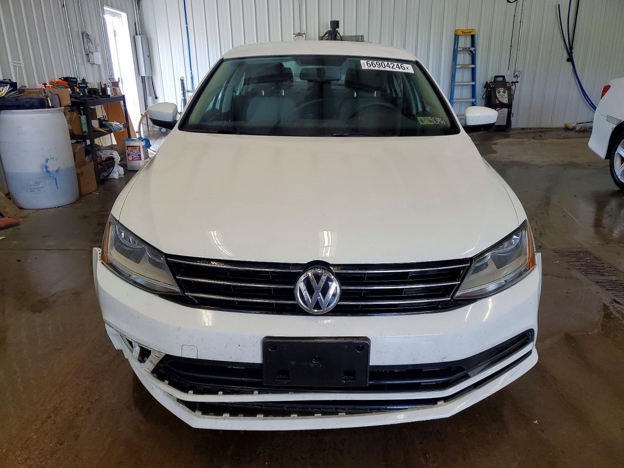 2017 Volkswagen Jetta S White vin: 3VW167AJ5HM241352
