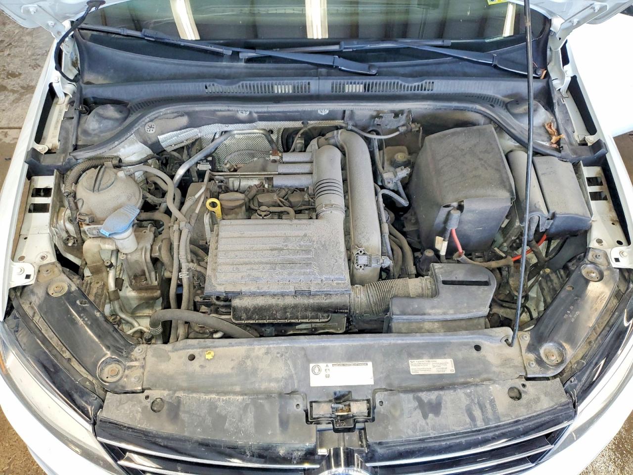 2017 Volkswagen Jetta S White vin: 3VW167AJ5HM241352