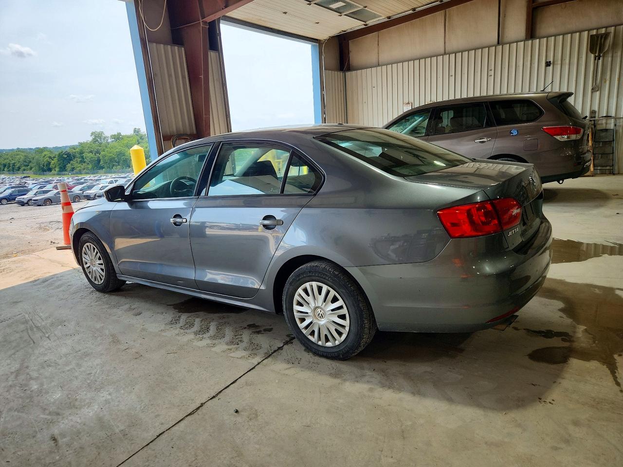 2012 Volkswagen Jetta Base/s Gray vin: 3VW1K7AJ0CM466945