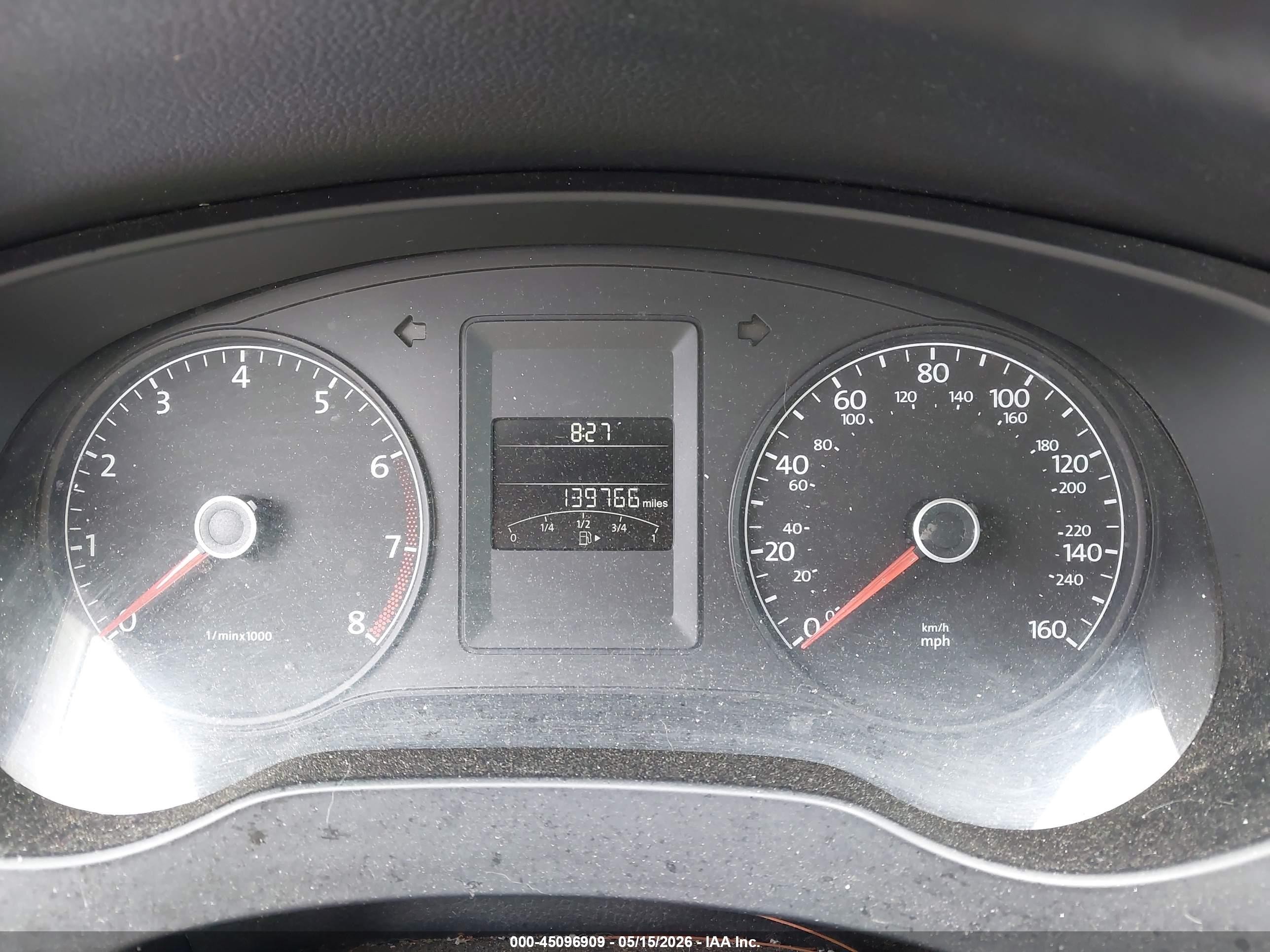 2013 Volkswagen Jetta 2.0l S Серый vin: 3VW1K7AJ0DM253821