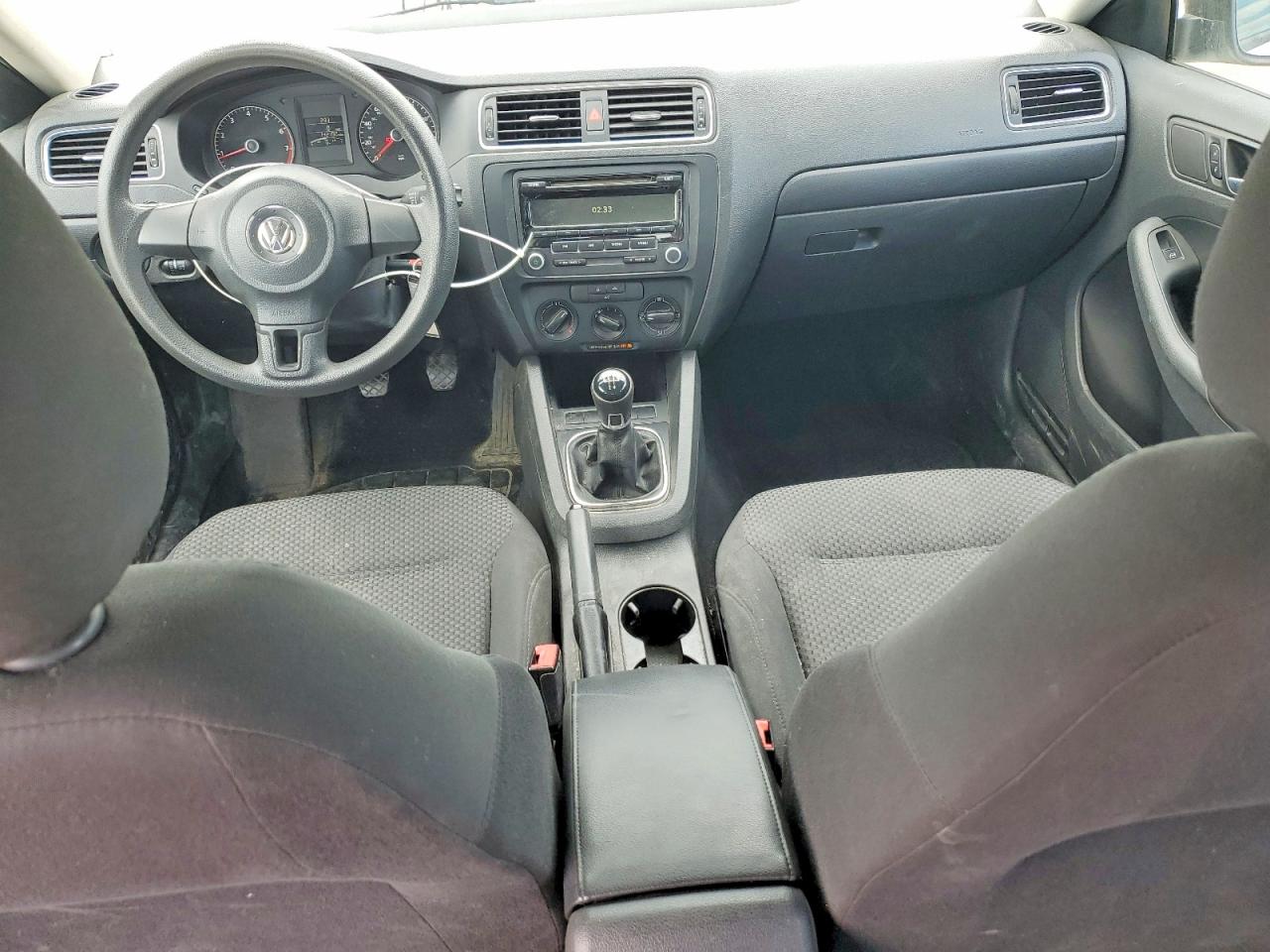 2013 Volkswagen Jetta Base White vin: 3VW1K7AJ0DM260767