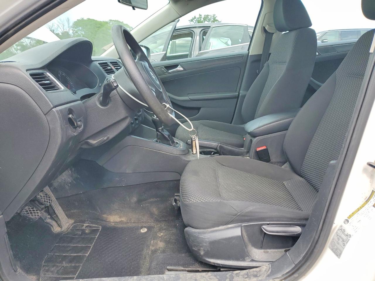 2013 Volkswagen Jetta Base White vin: 3VW1K7AJ0DM260767