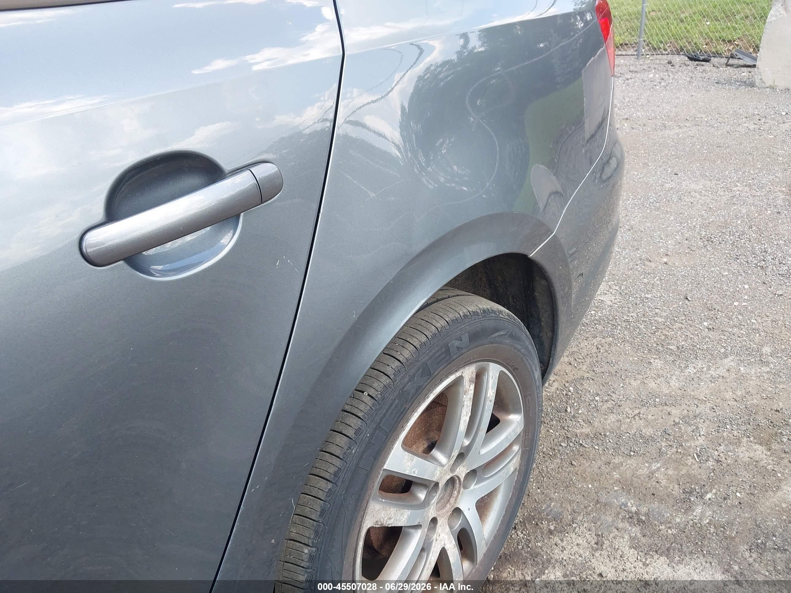 2012 Volkswagen Jetta 2.0l S Серый vin: 3VW1K7AJ1CM049432