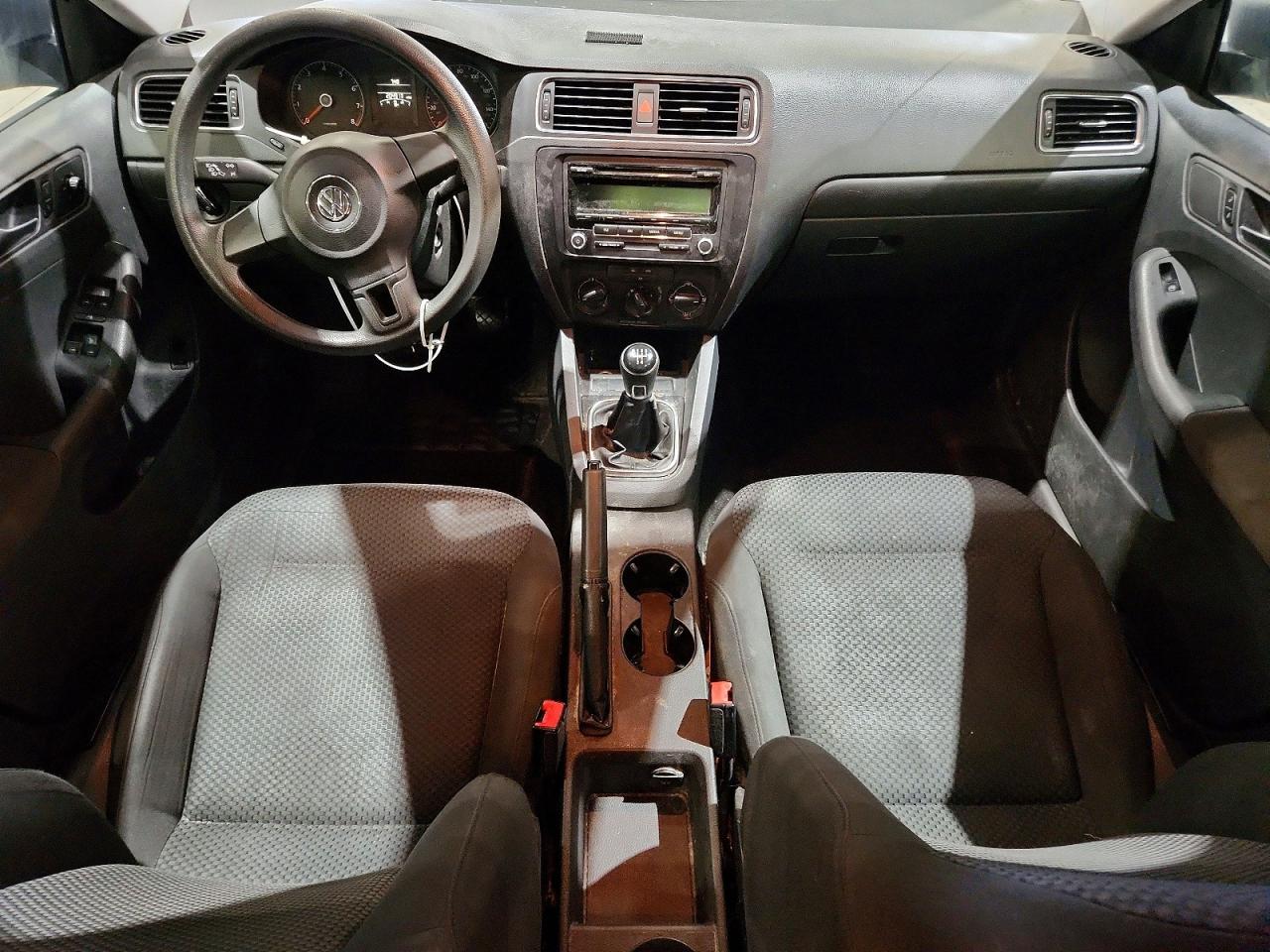2012 Volkswagen Jetta Base White vin: 3VW1K7AJ1CM363128