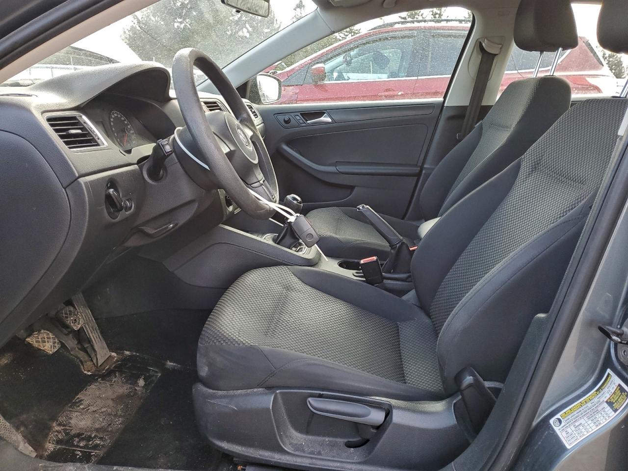 2013 Volkswagen Jetta Base Gray vin: 3VW1K7AJ1DM373594