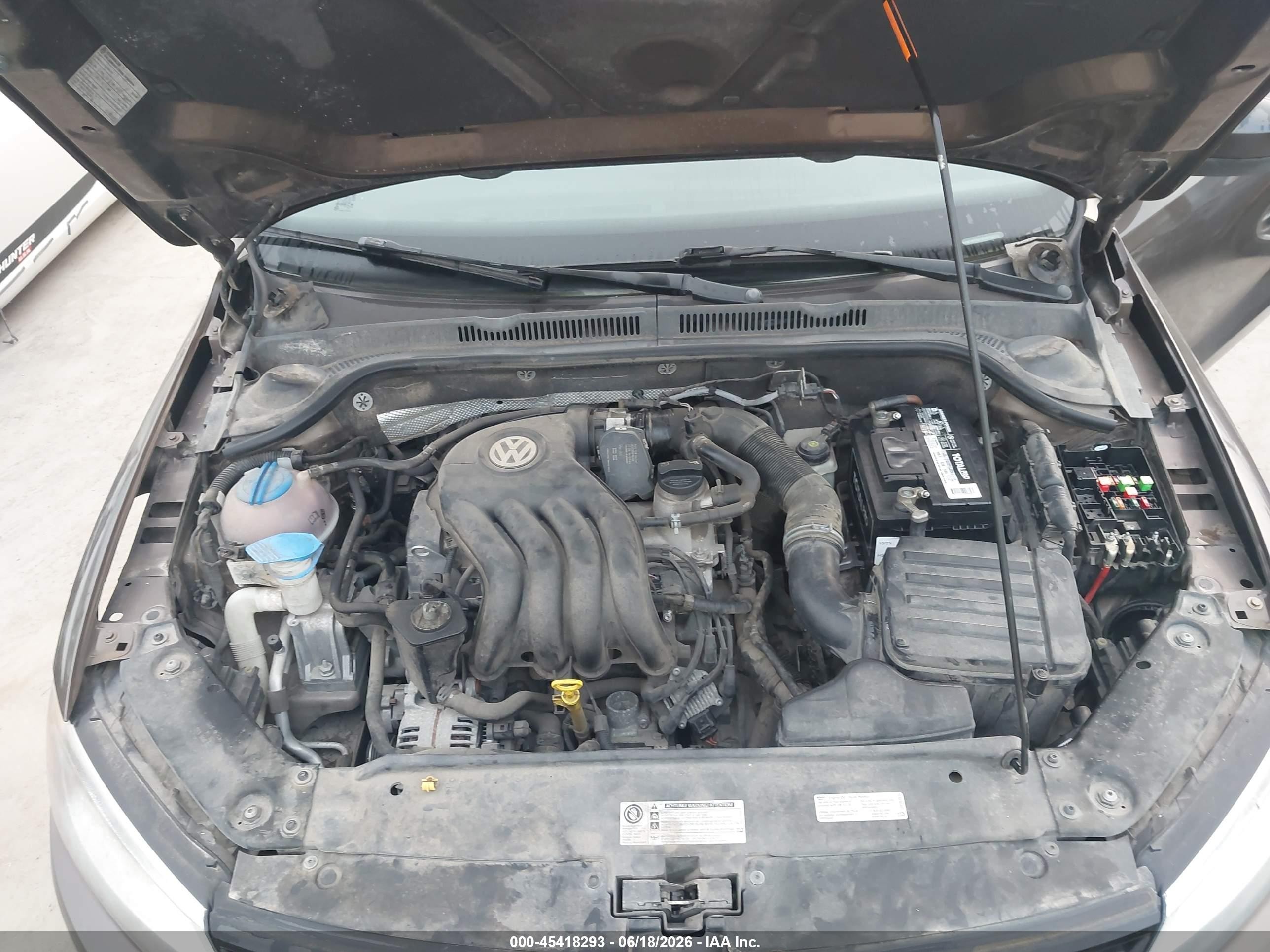 2014 Volkswagen Jetta 2.0l S Brown vin: 3VW1K7AJ1EM322713