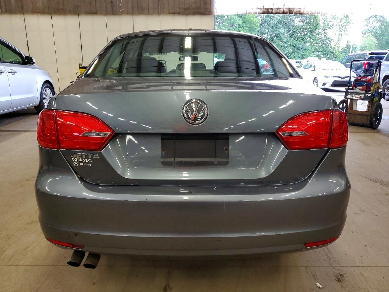 2014 Volkswagen Jetta Base Gray vin: 3VW1K7AJ1EM370650