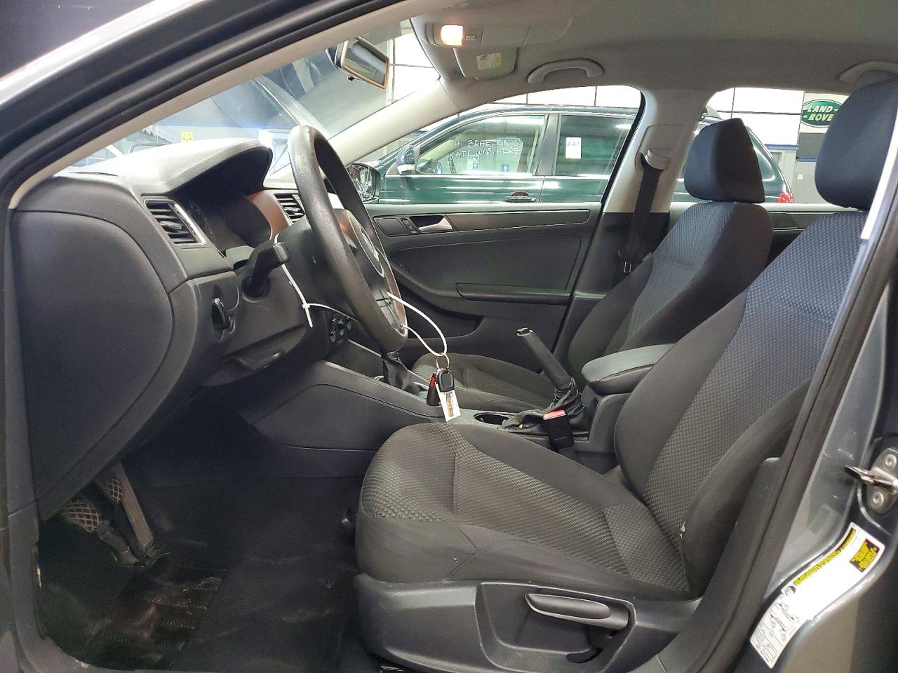 2014 Volkswagen Jetta Base Gray vin: 3VW1K7AJ1EM370650