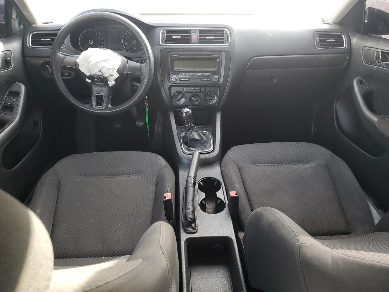 2012 Volkswagen Jetta Base Silver vin: 3VW1K7AJ2CM358147