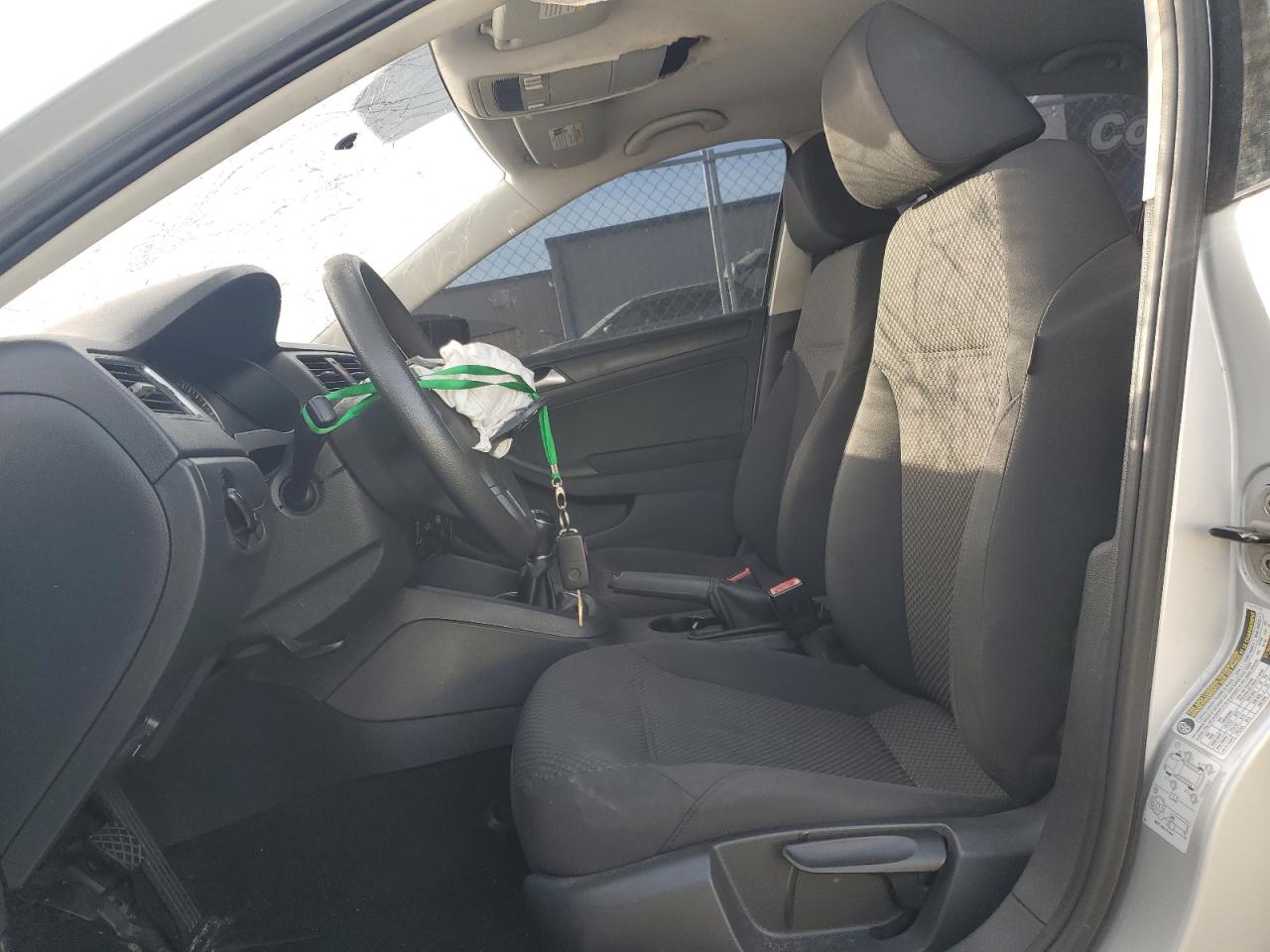 2012 Volkswagen Jetta Base Silver vin: 3VW1K7AJ2CM358147