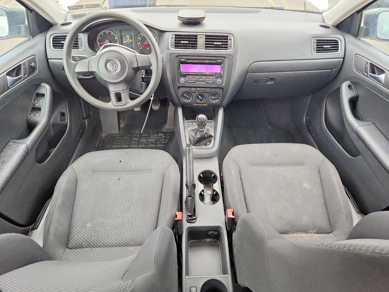 2013 Volkswagen Jetta Base White vin: 3VW1K7AJ2DM211439