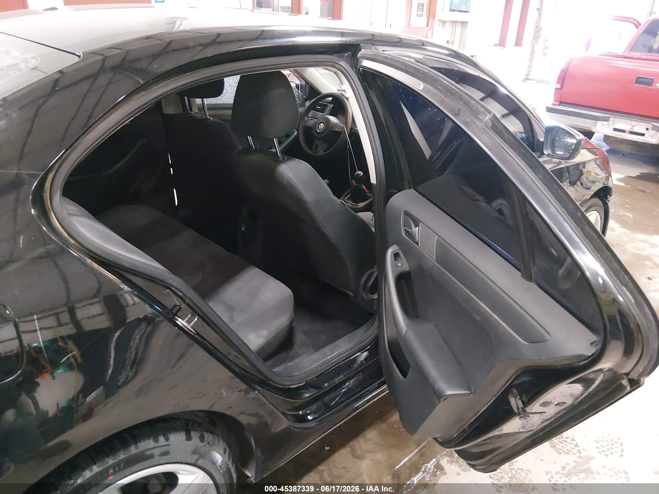 2014 Volkswagen Jetta 2.0l S Black vin: 3VW1K7AJ2EM437644