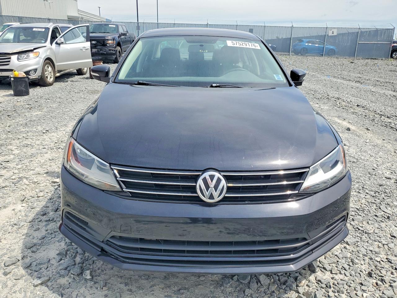 2015 Volkswagen Jetta Base Черный vin: 3VW1K7AJ2FM330739