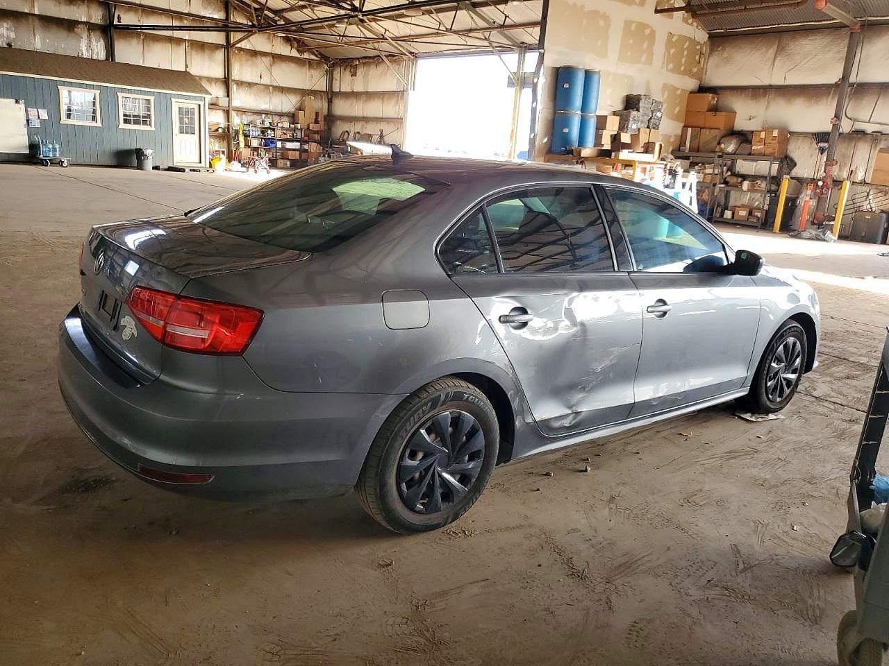 2015 Volkswagen Jetta Base Серебряный vin: 3VW1K7AJ2FM427584