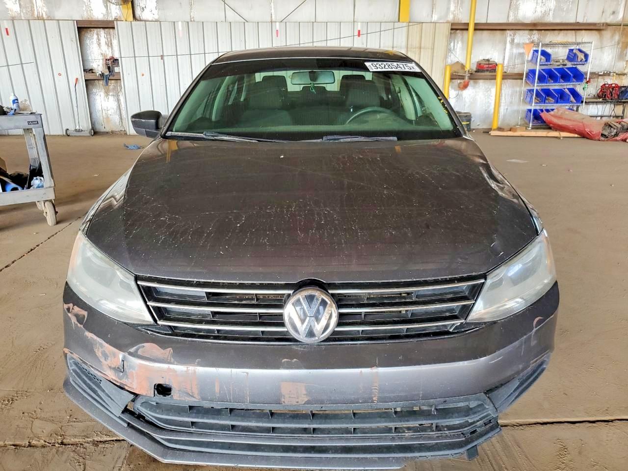 2015 Volkswagen Jetta Base Серебряный vin: 3VW1K7AJ2FM427584