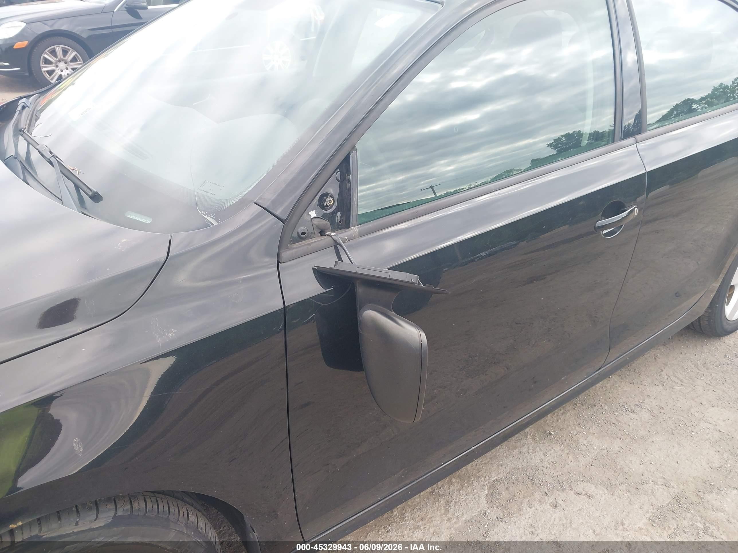 2012 Volkswagen Jetta 2.0l S Черный vin: 3VW1K7AJ3CM355970