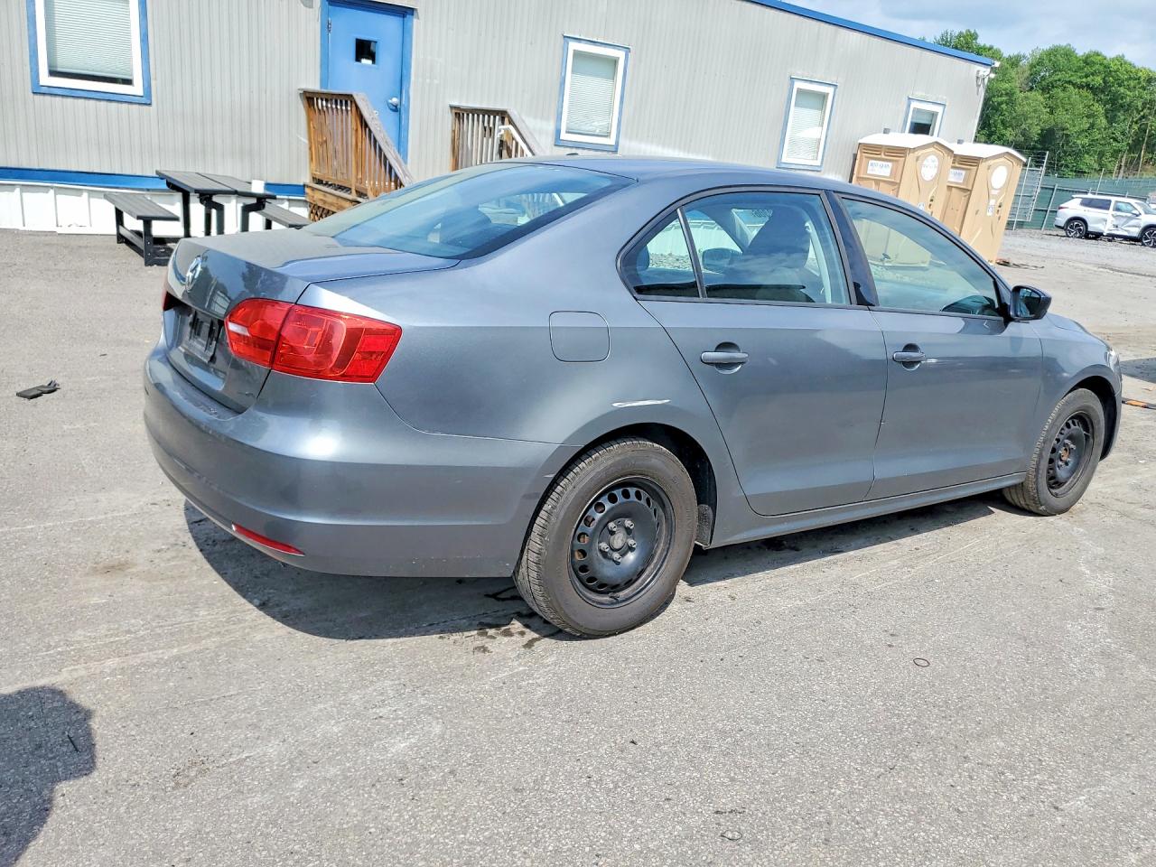 2014 Volkswagen Jetta Base Gray vin: 3VW1K7AJ3EM322003