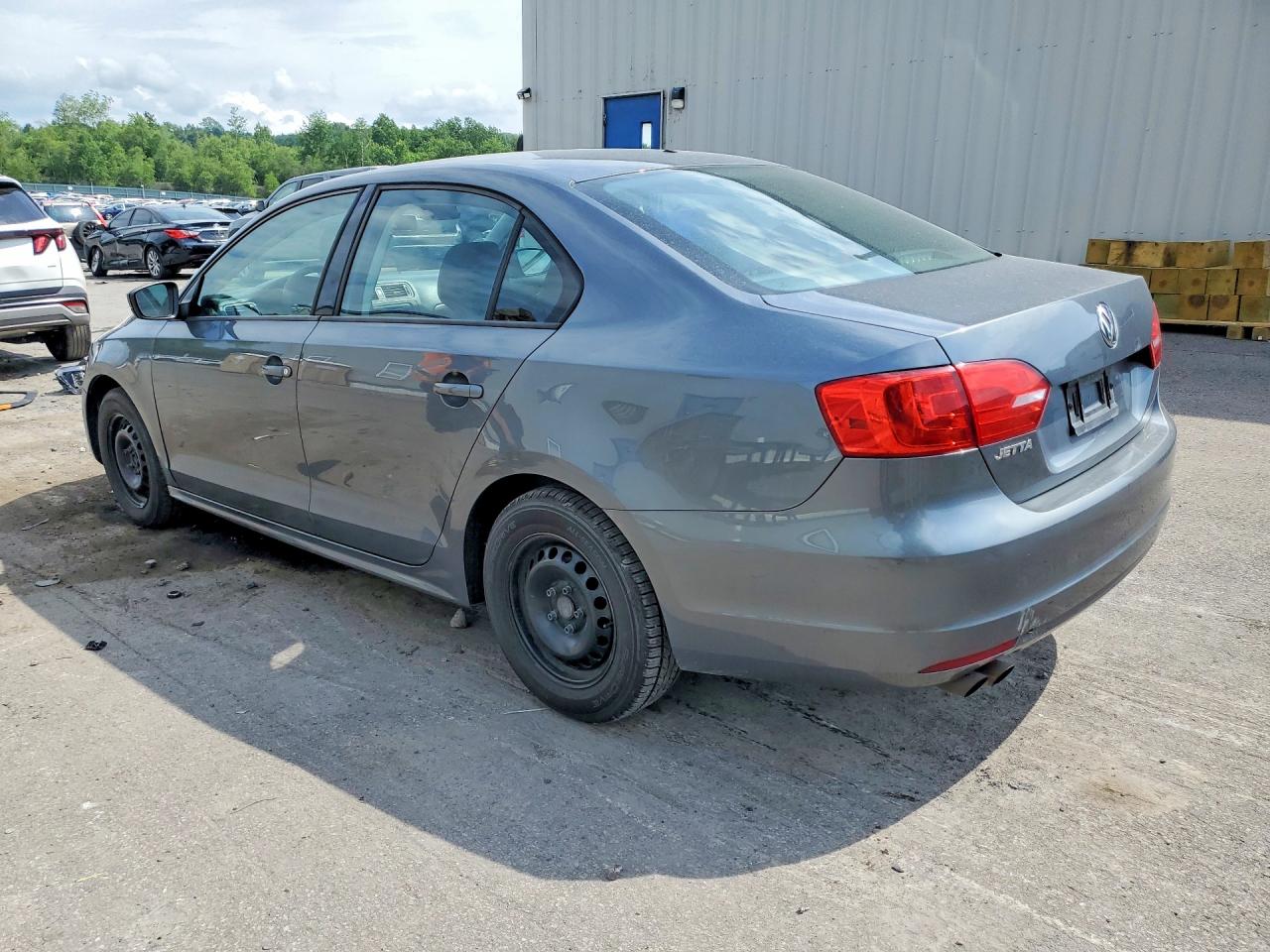 2014 Volkswagen Jetta Base Gray vin: 3VW1K7AJ3EM322003