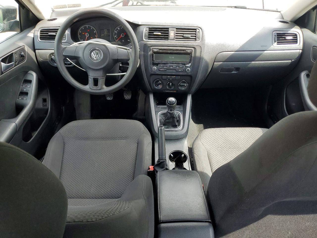 2014 Volkswagen Jetta Base Gray vin: 3VW1K7AJ3EM322003