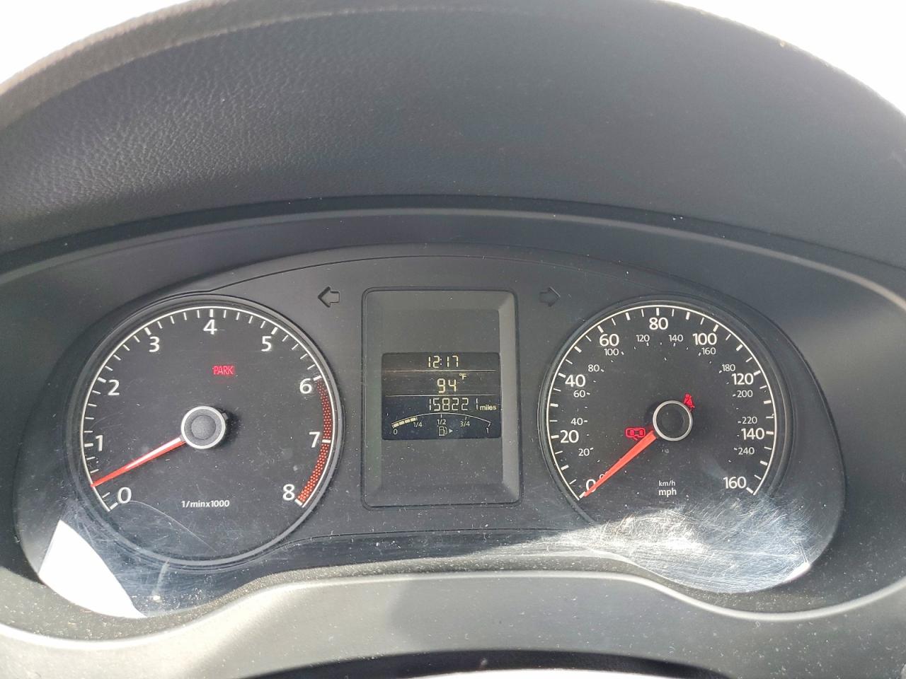 2014 Volkswagen Jetta Base Gray vin: 3VW1K7AJ3EM322003