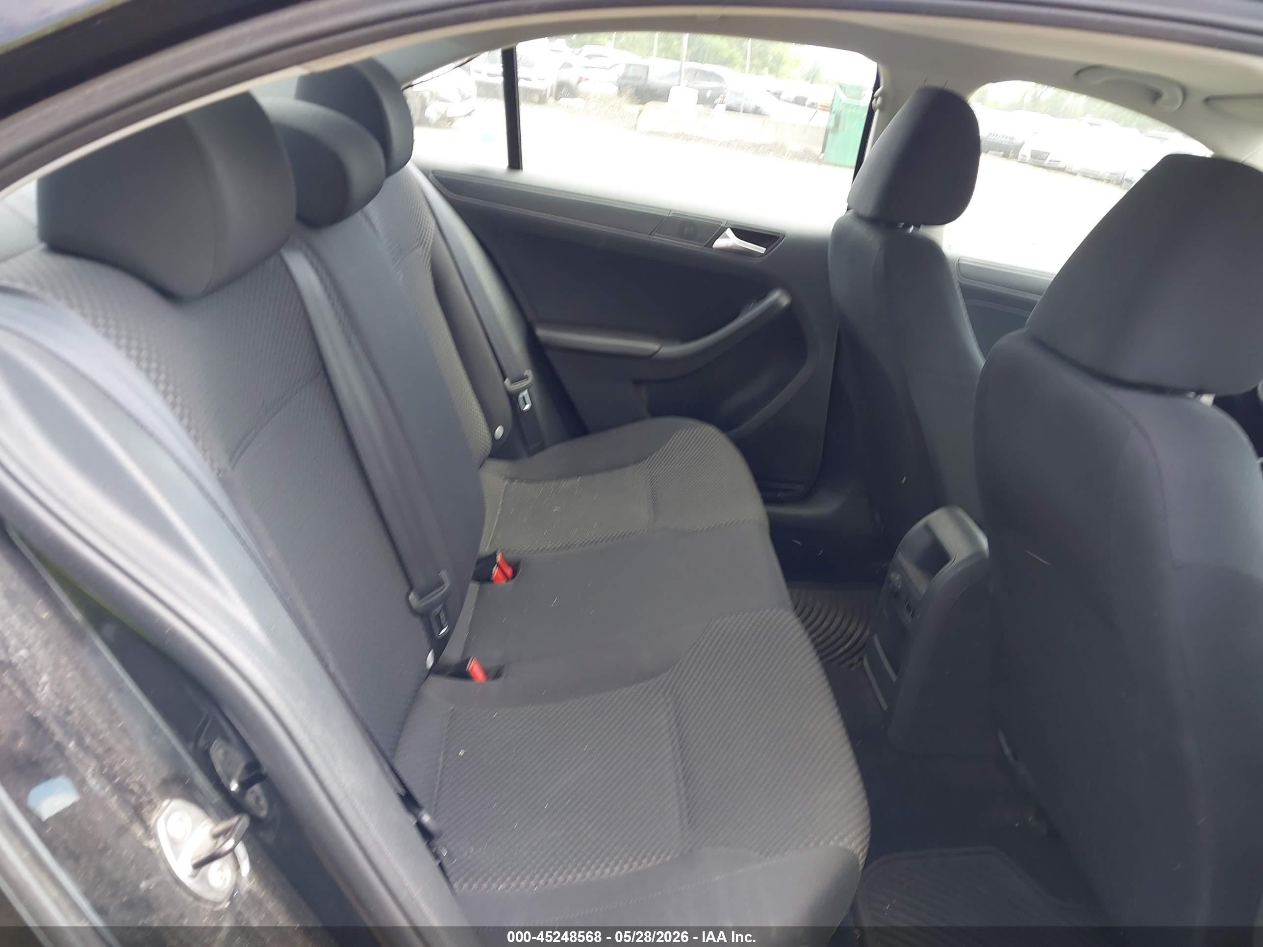 2014 Volkswagen Jetta 2.0l S Black vin: 3VW1K7AJ3EM426832