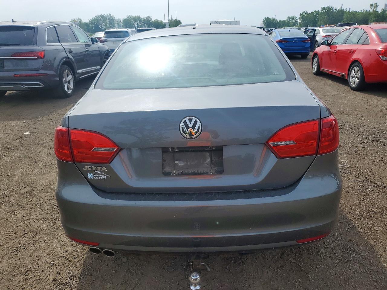 2013 Volkswagen Jetta Base Gray vin: 3VW1K7AJ4DM300767