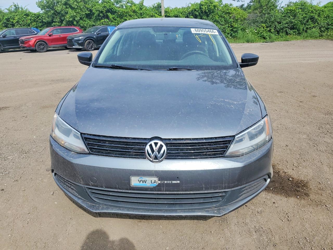 2013 Volkswagen Jetta Base Gray vin: 3VW1K7AJ4DM300767