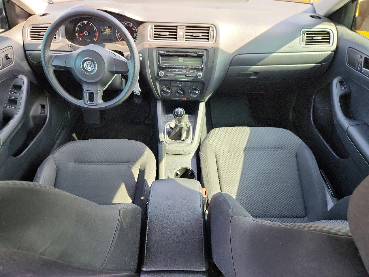 2014 Volkswagen Jetta Base Черный vin: 3VW1K7AJ4EM337268