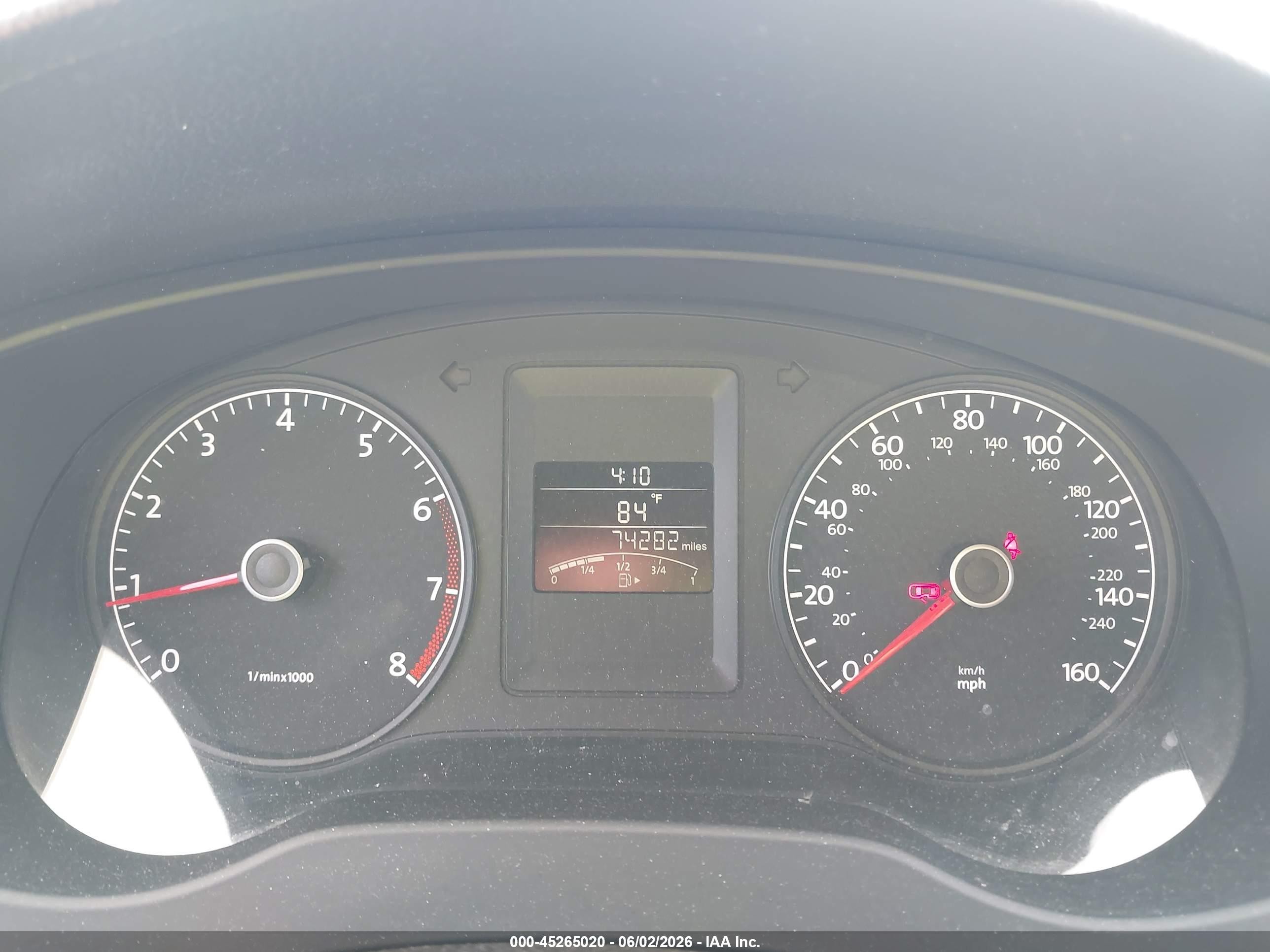2014 Volkswagen Jetta 2.0l S Белый vin: 3VW1K7AJ4EM372716