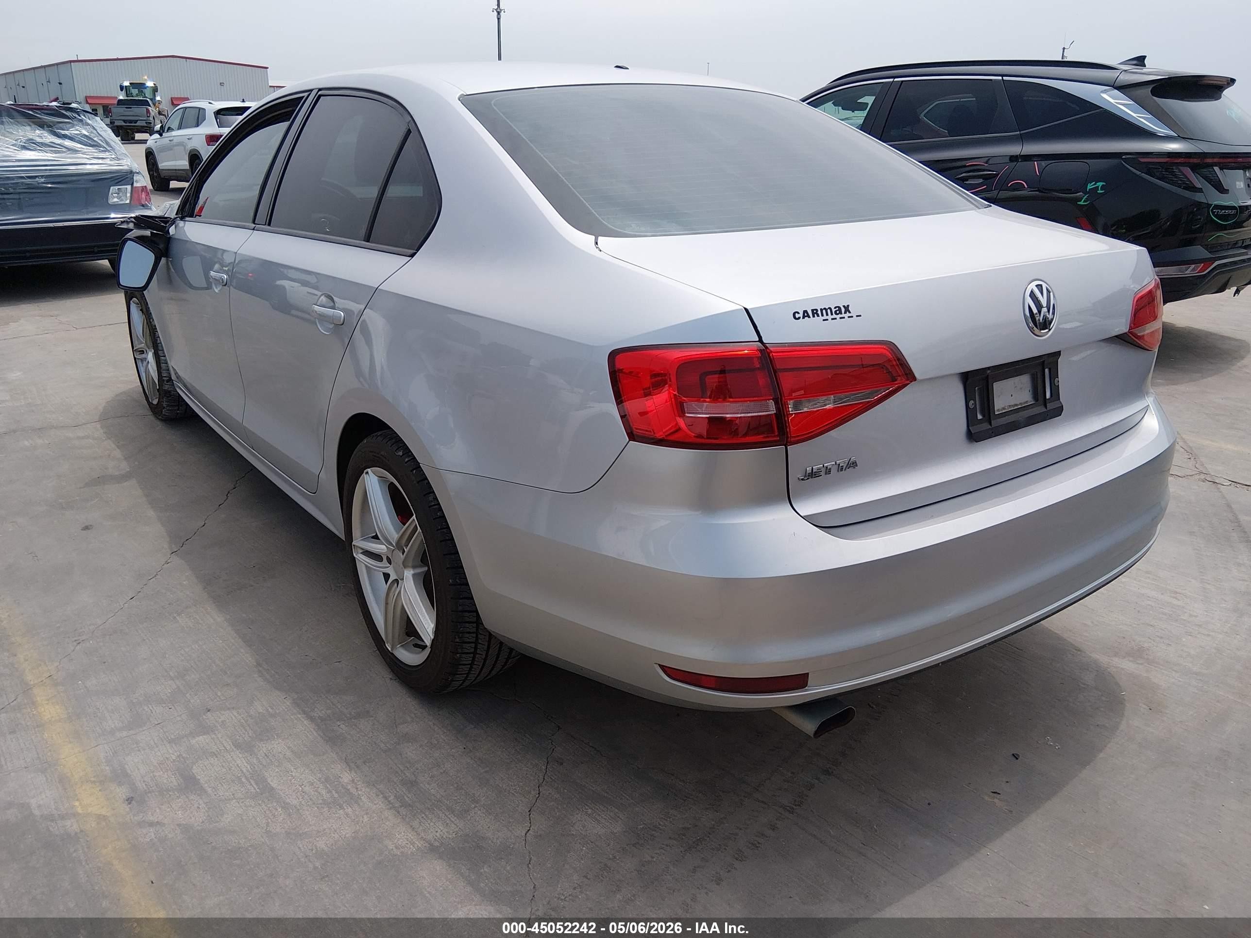 2015 Volkswagen Jetta 2.0l S Silver vin: 3VW1K7AJ4FM311402