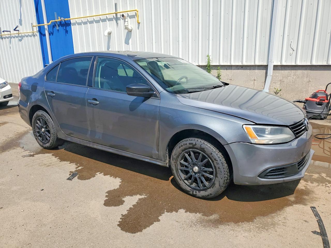 2013 Volkswagen Jetta Base Gray vin: 3VW1K7AJ5DM270890