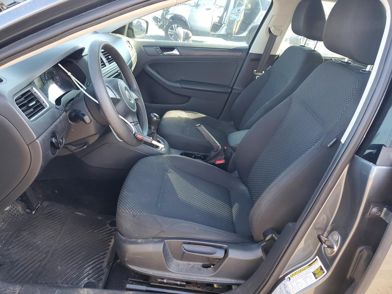 2014 Volkswagen Jetta Base Gray vin: 3VW1K7AJ5EM387175
