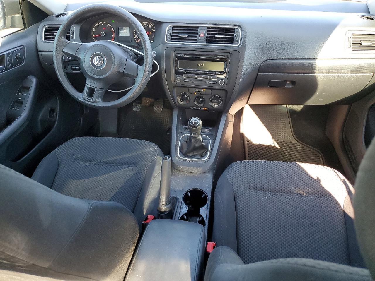 2014 Volkswagen Jetta Base Gray vin: 3VW1K7AJ5EM387175