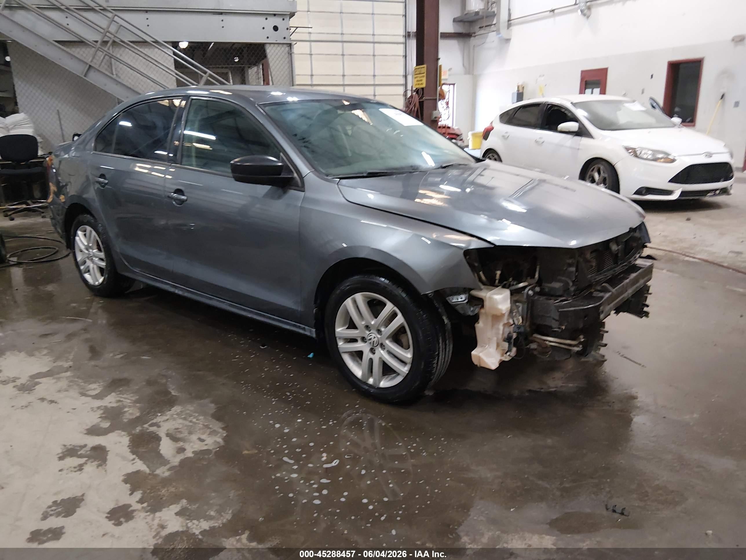 2015 Volkswagen Jetta 2.0l S Blue vin: 3VW1K7AJ5FM216282