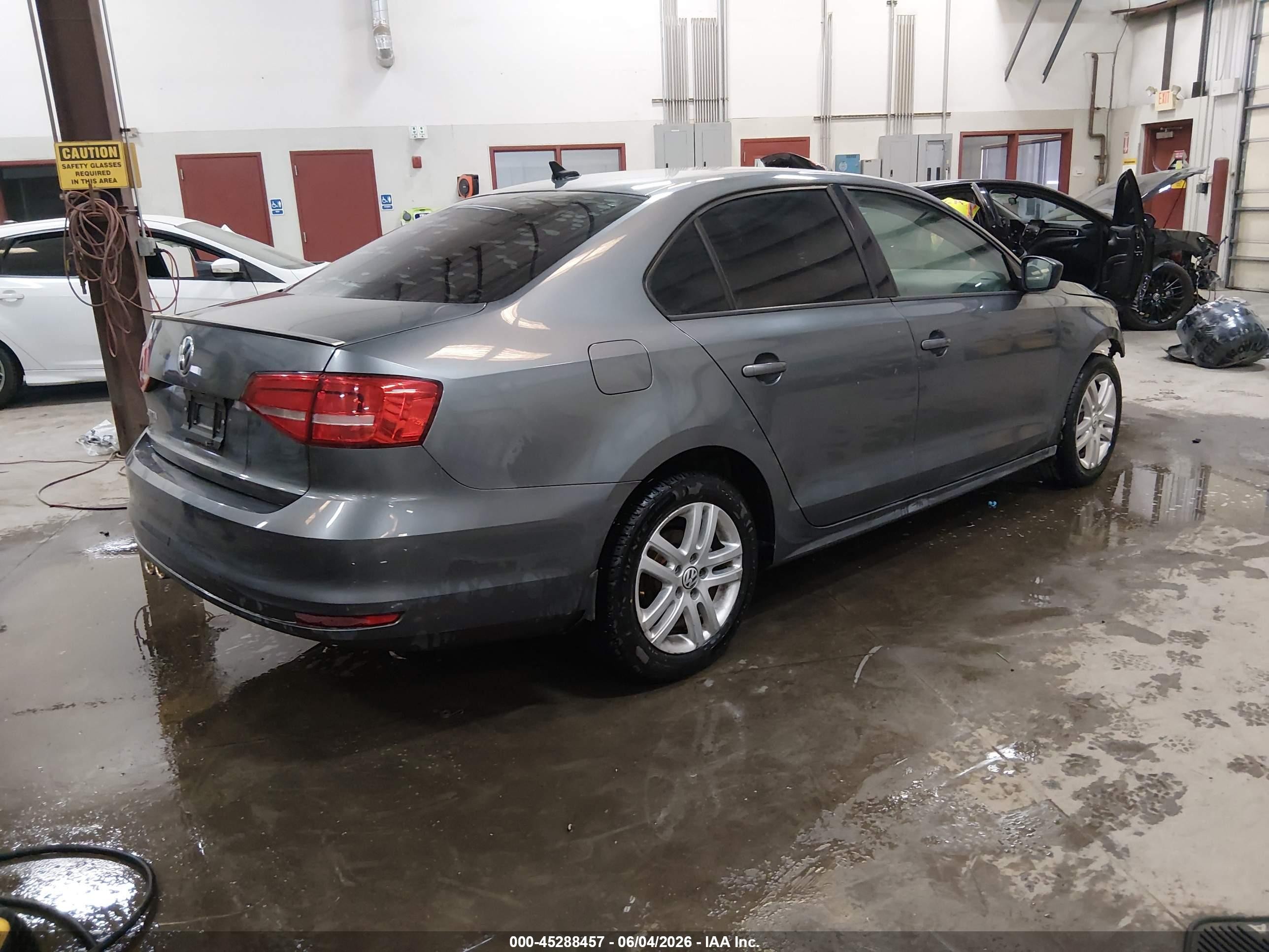 2015 Volkswagen Jetta 2.0l S Синий vin: 3VW1K7AJ5FM216282