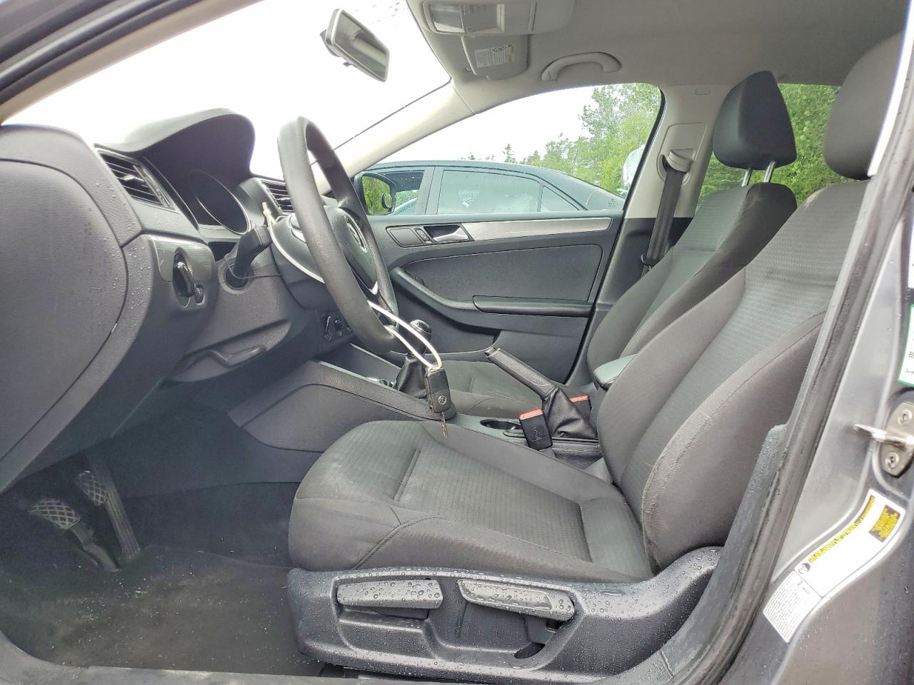 2015 Volkswagen Jetta Base Charcoal vin: 3VW1K7AJ5FM223023