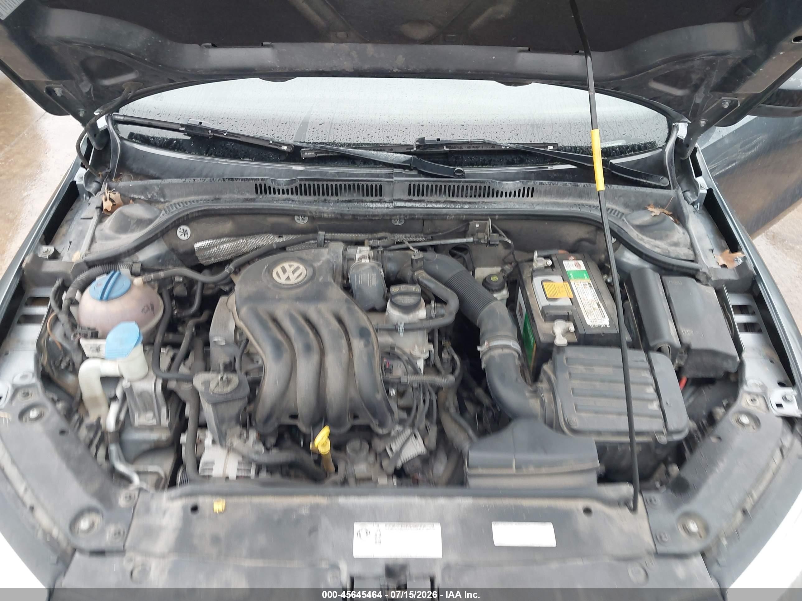 2015 Volkswagen Jetta 2.0l S Gray vin: 3VW1K7AJ5FM291760