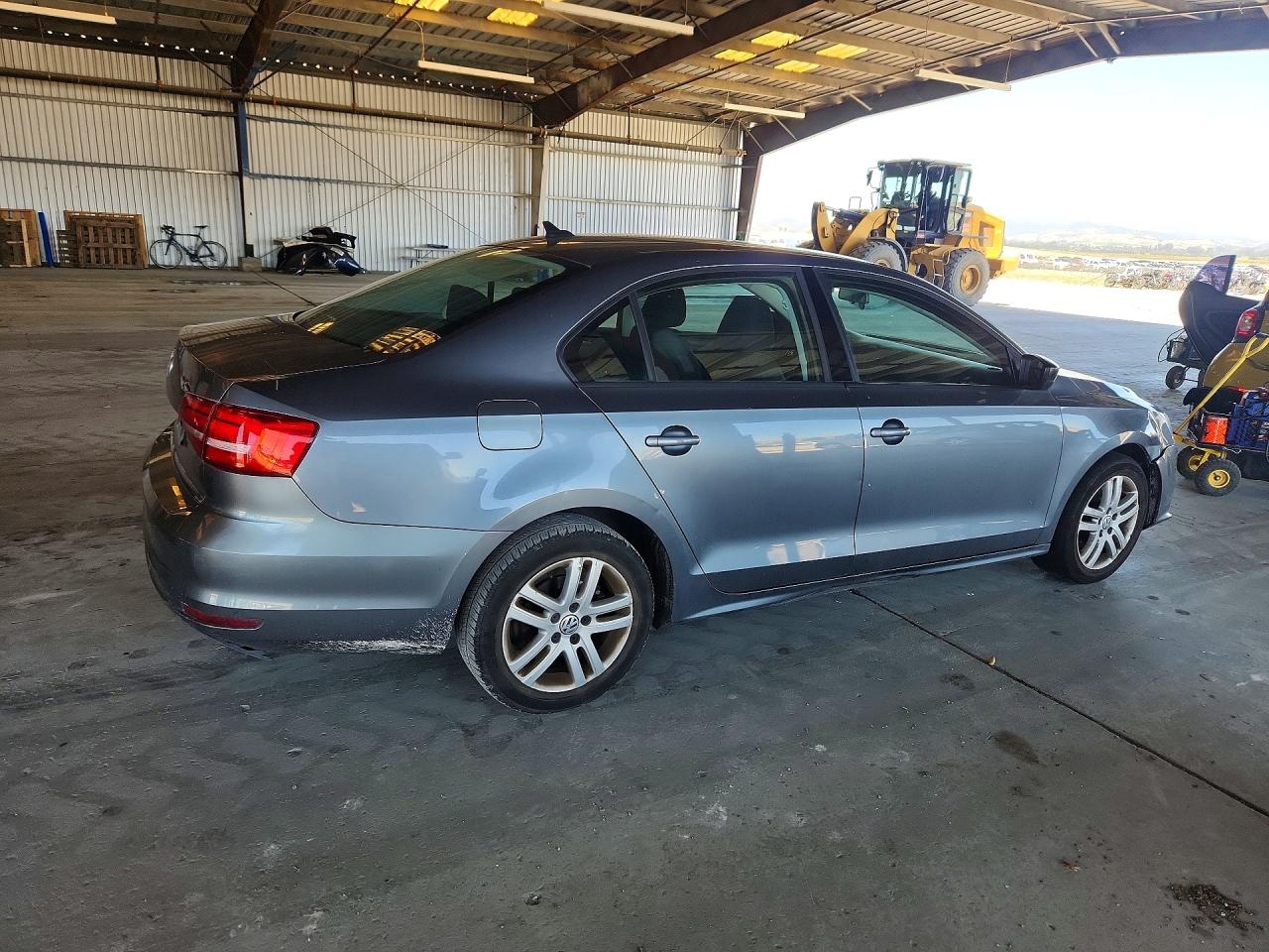 2015 Volkswagen Jetta Base Gray vin: 3VW1K7AJ5FM352539