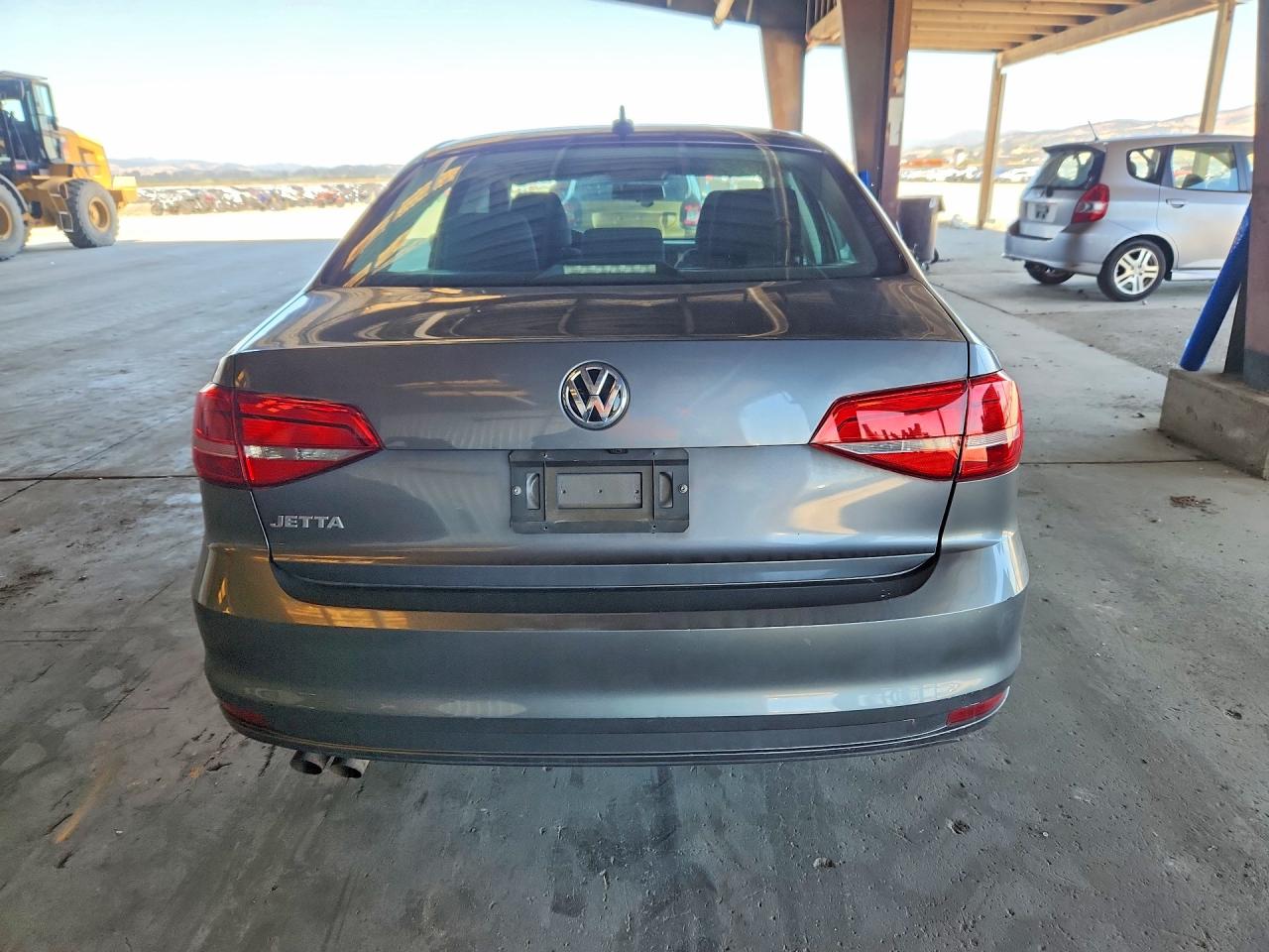 2015 Volkswagen Jetta Base Gray vin: 3VW1K7AJ5FM352539