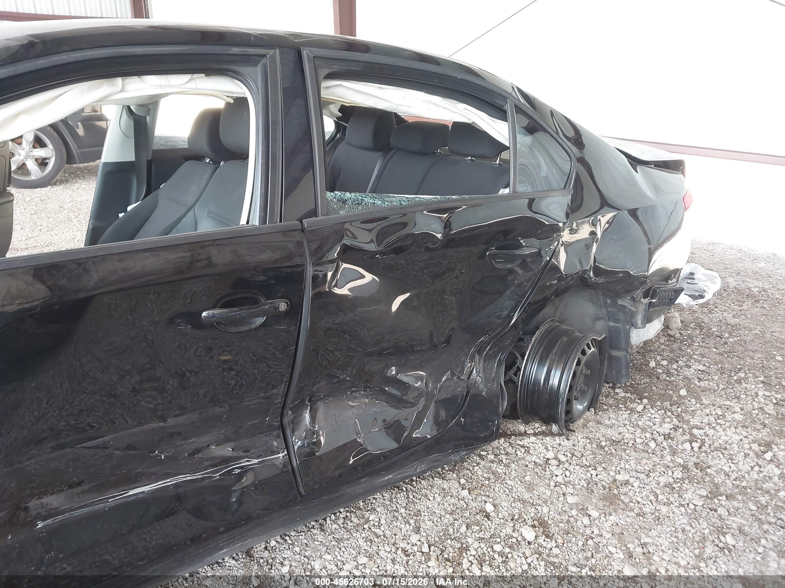2015 Volkswagen Jetta 2.0l S Черный vin: 3VW1K7AJ5FM357823