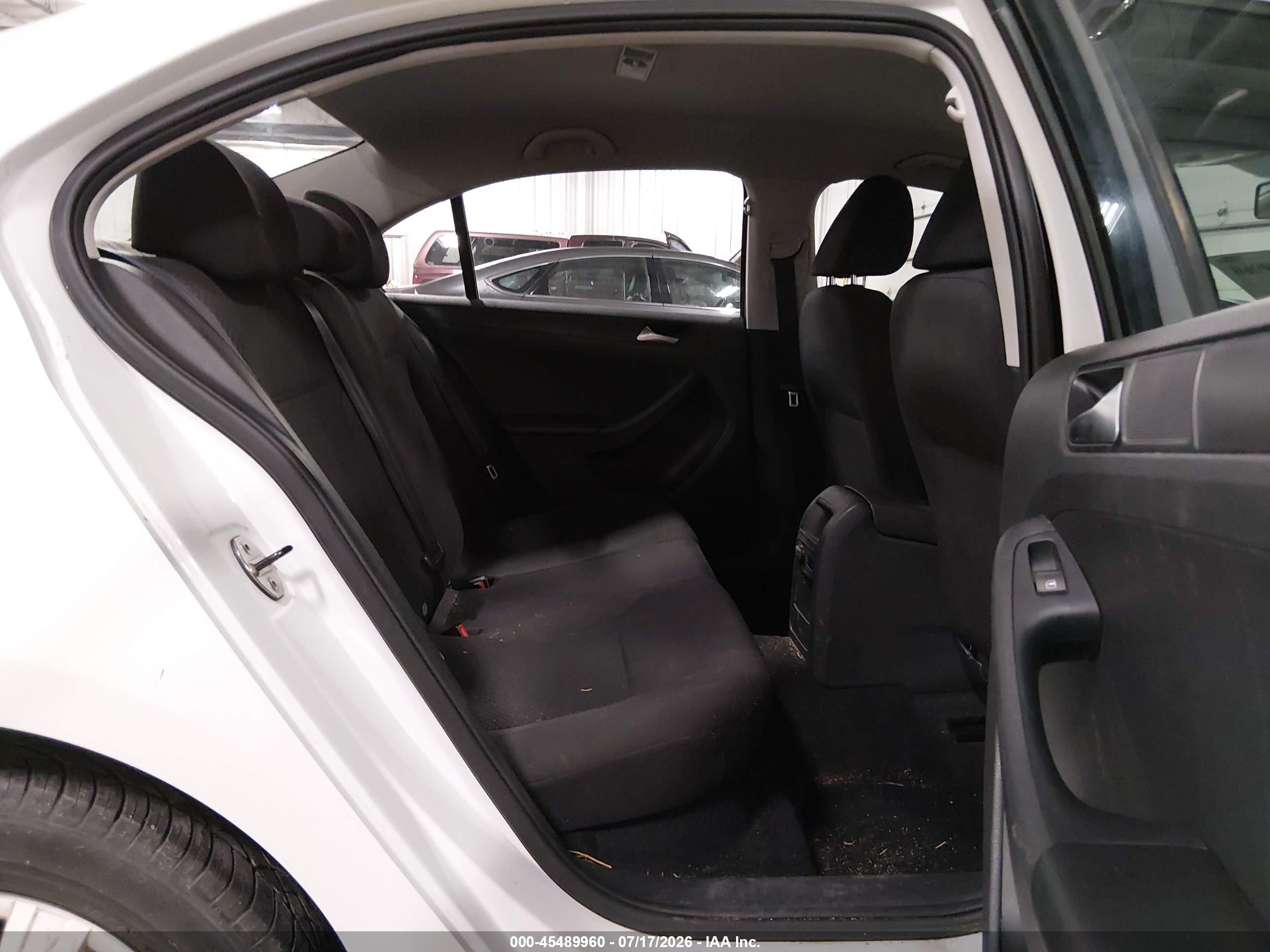 2014 Volkswagen Jetta 2.0l S White vin: 3VW1K7AJ6EM324392