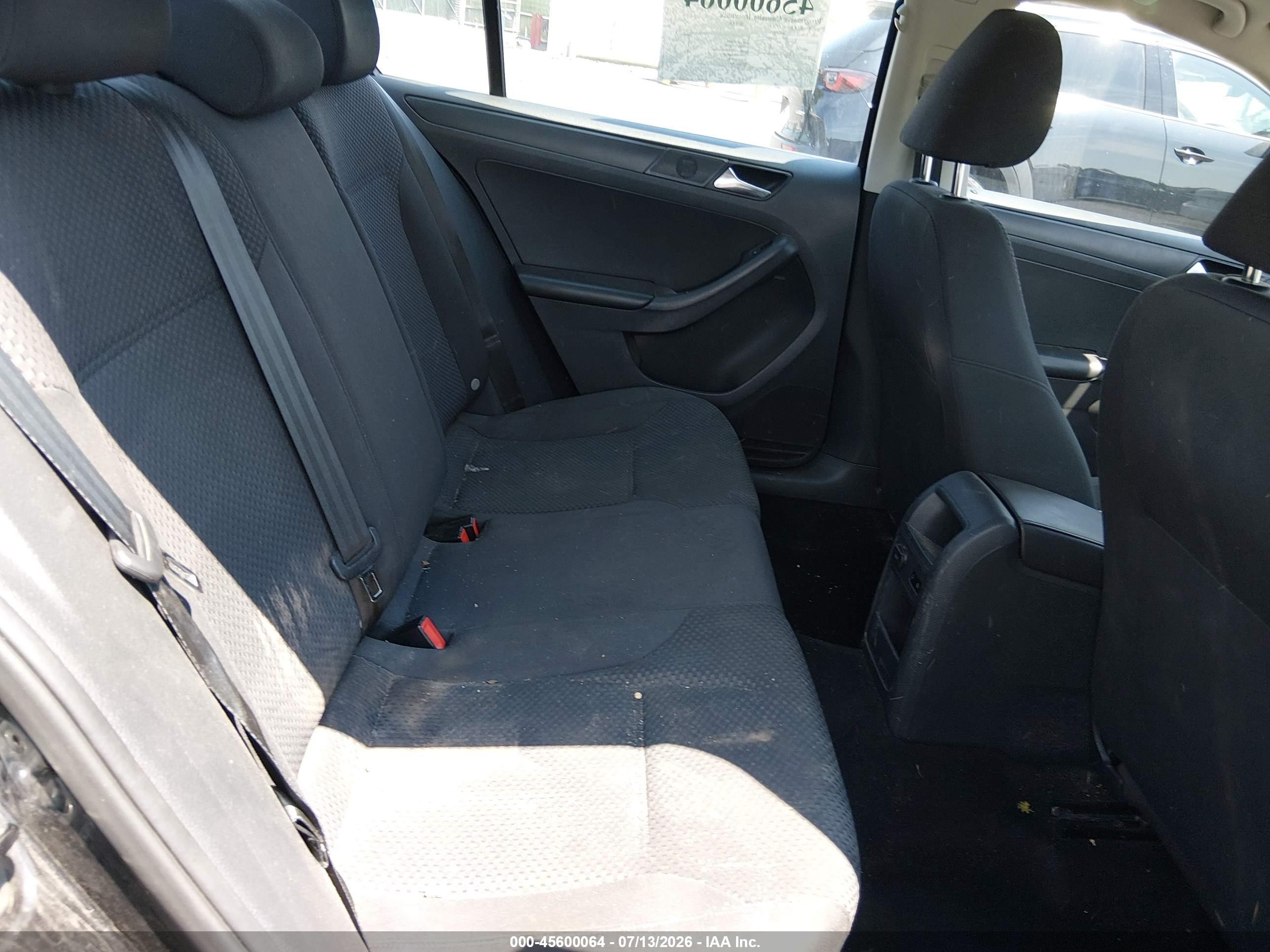 2014 Volkswagen Jetta 2.0l S Черный vin: 3VW1K7AJ6EM324781