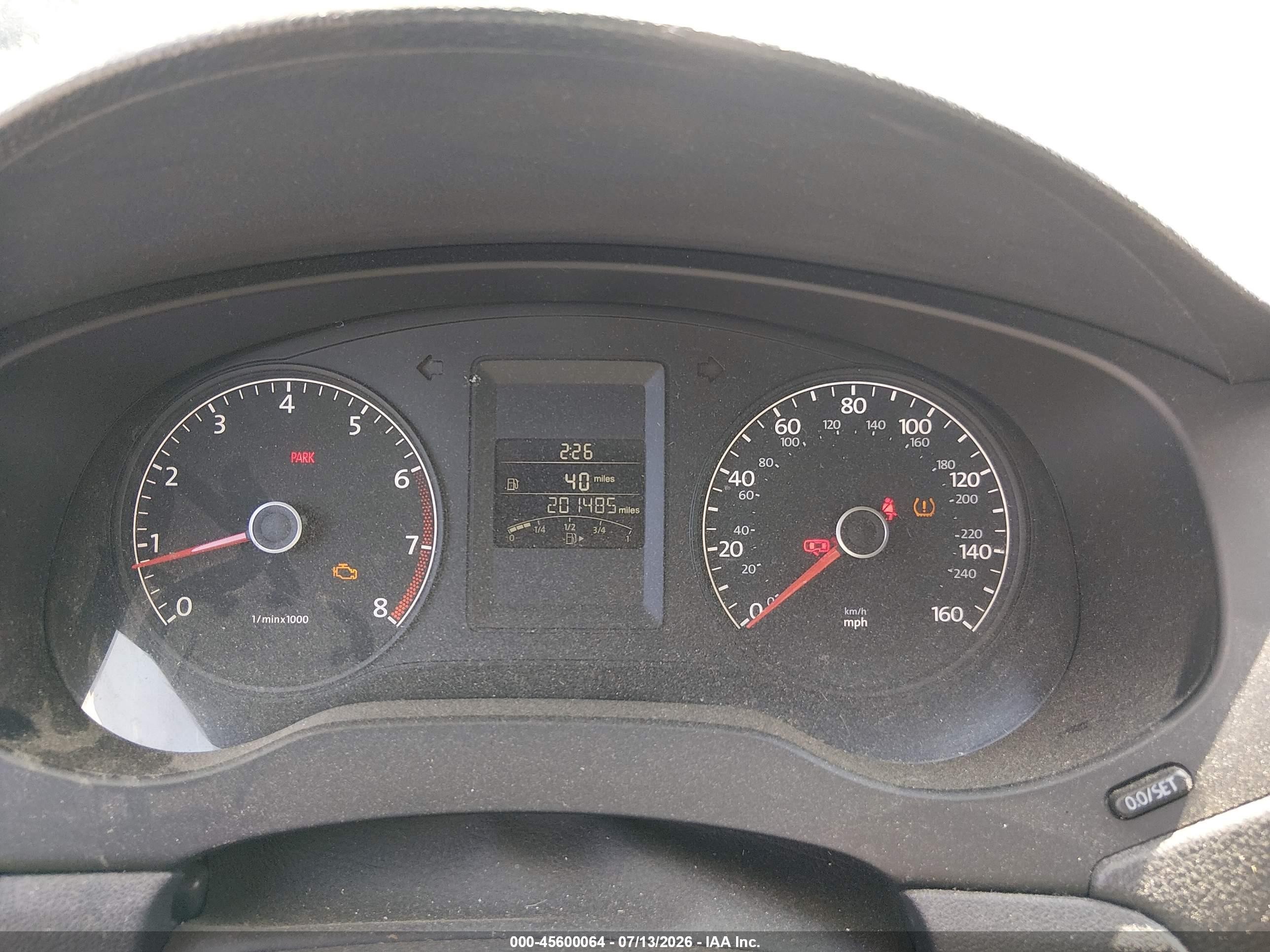 2014 Volkswagen Jetta 2.0l S Черный vin: 3VW1K7AJ6EM324781
