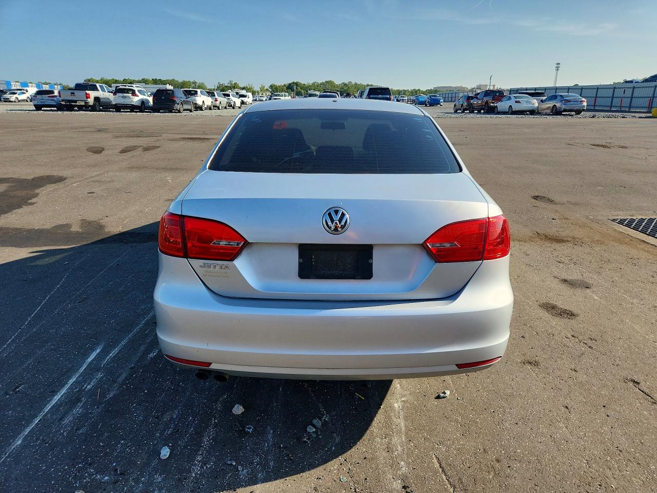 2012 Volkswagen Jetta Base Silver vin: 3VW1K7AJ7CM320204
