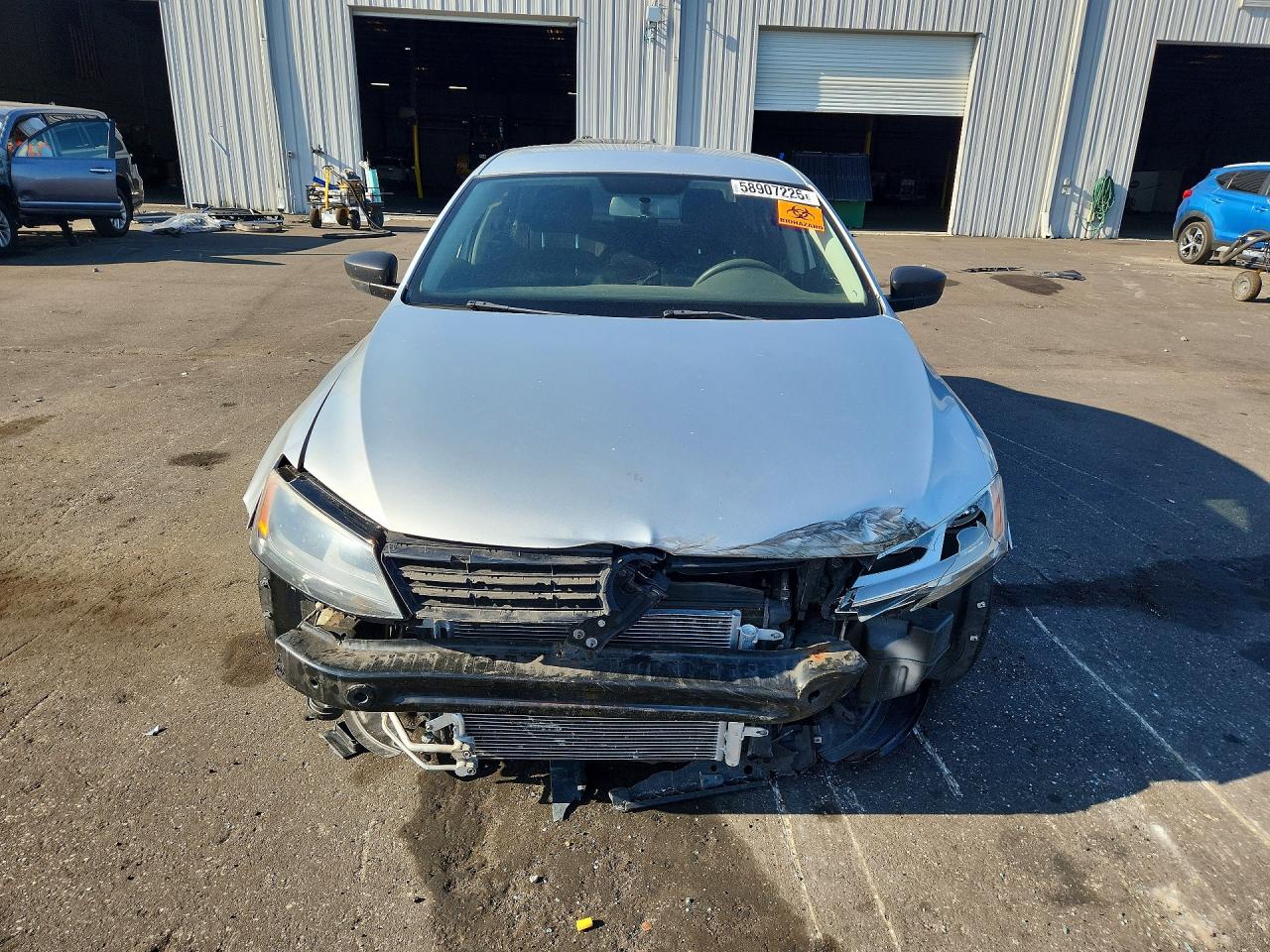 2012 Volkswagen Jetta Base Silver vin: 3VW1K7AJ7CM320204