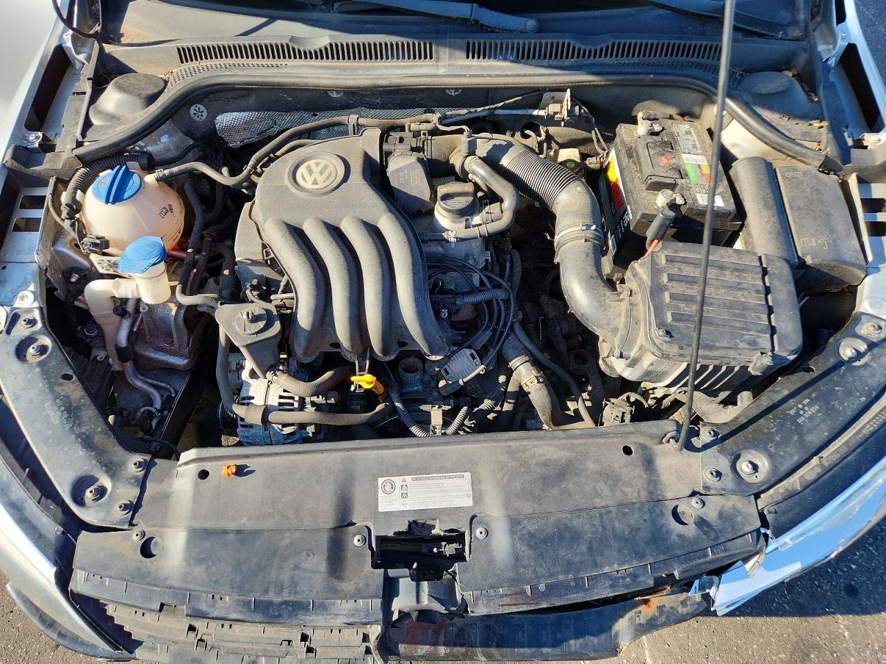 2012 Volkswagen Jetta Base Silver vin: 3VW1K7AJ7CM320204