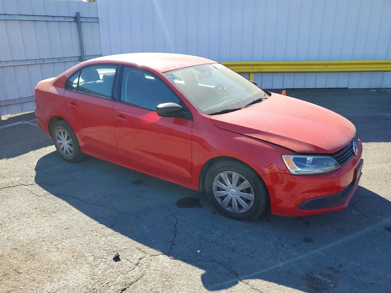 2012 Volkswagen Jetta Base Red vin: 3VW1K7AJ7CM364980