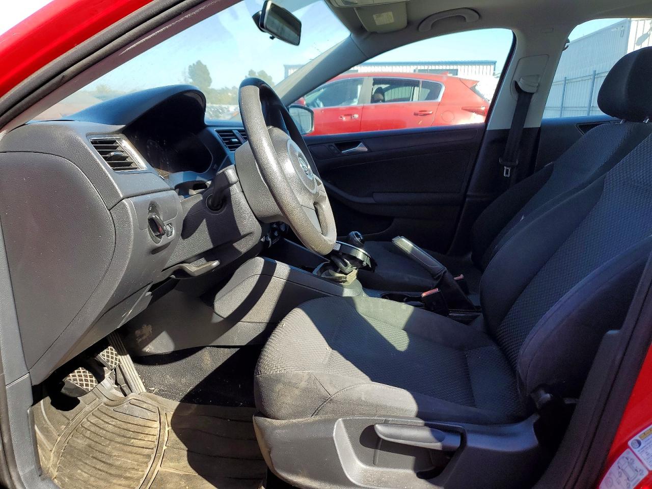 2012 Volkswagen Jetta Base Red vin: 3VW1K7AJ7CM364980
