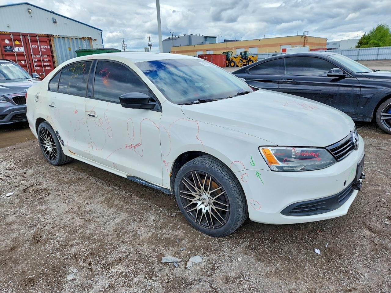 2013 Volkswagen Jetta Base White vin: 3VW1K7AJ7DM269515