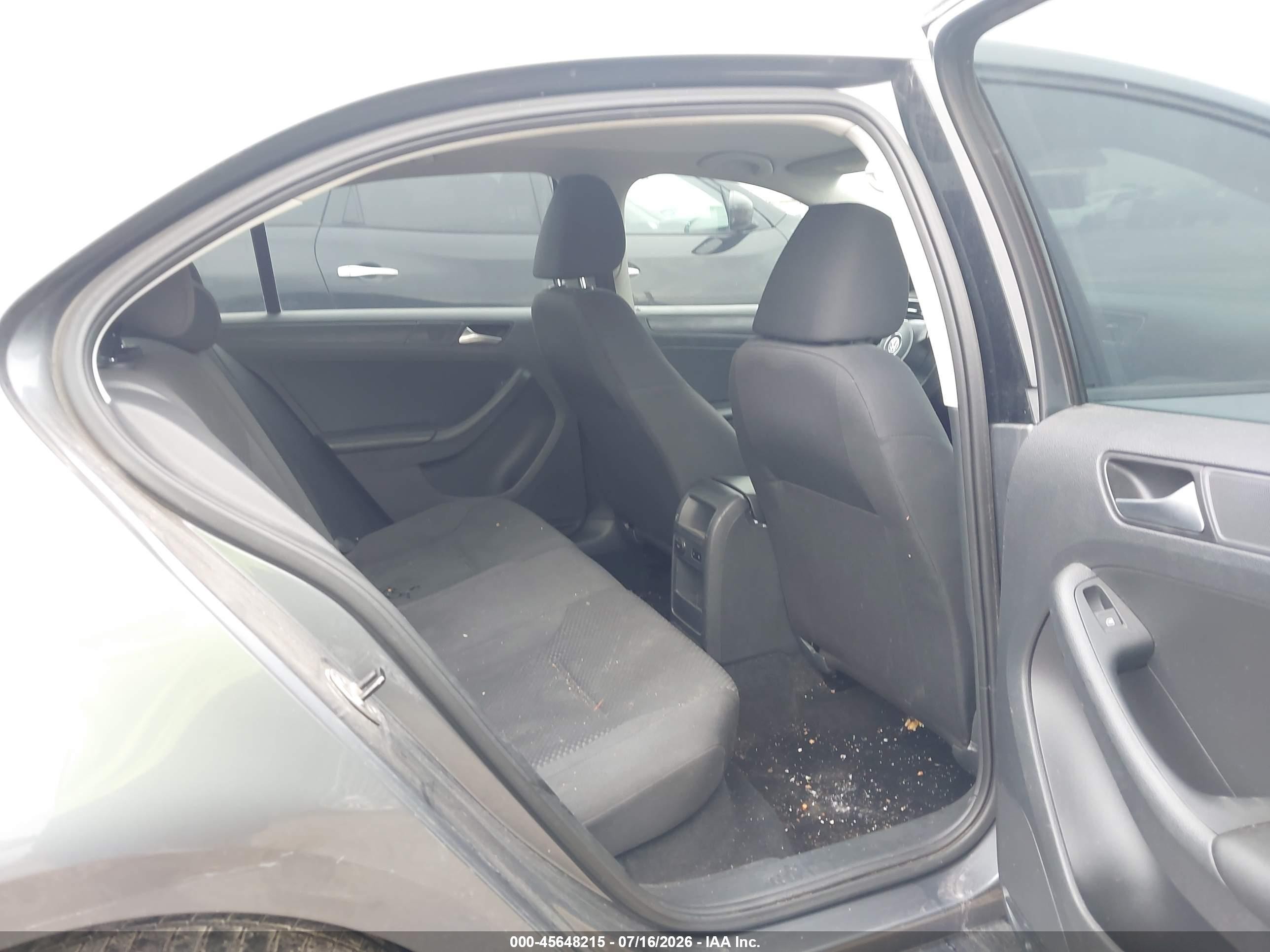 2014 Volkswagen Jetta 2.0l S Gray vin: 3VW1K7AJ7EM443634